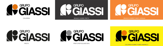 Aplicação correta da marca Grupo Giassi