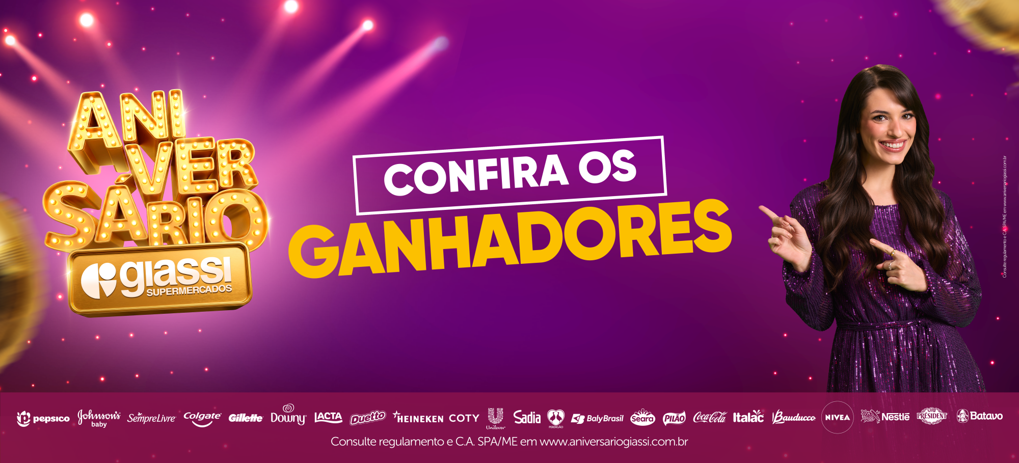 Ganhadores Aniversário Giassi - Giassi São José Campinas