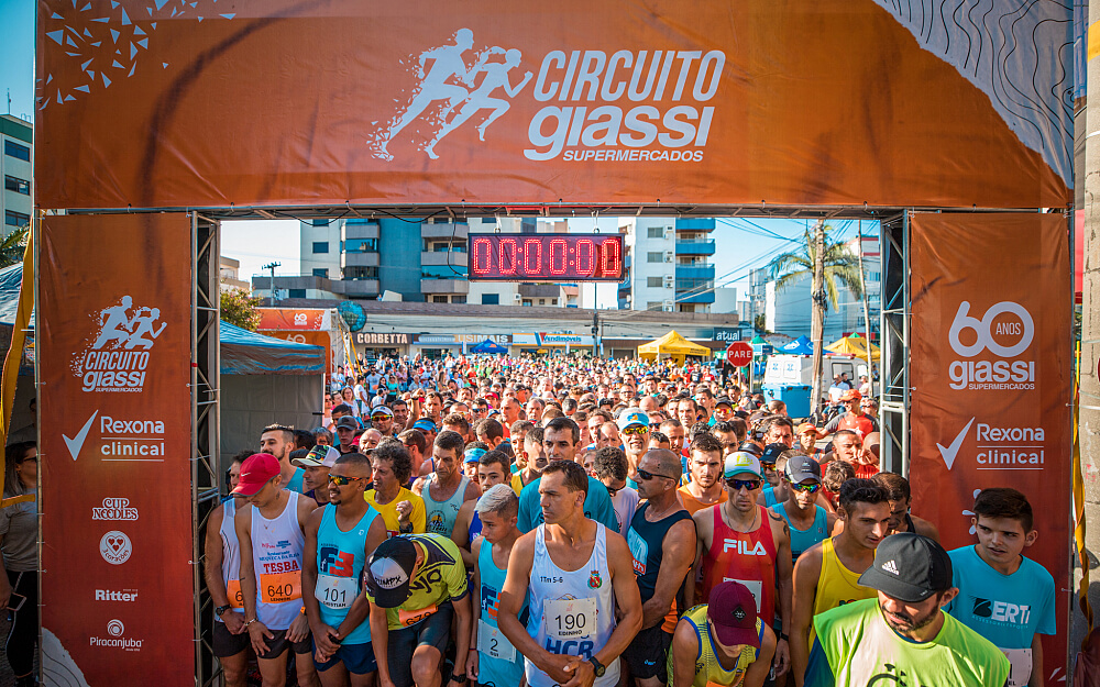 Mais de 800 atletas participam da Etapa Tubarão do Circuito Giassi