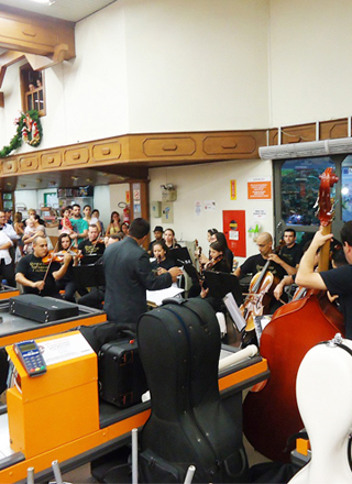 Orquestra faz apresentação no Giassi de Criciúma