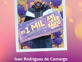 Ganhadores Aniversário Giassi - Giassi Araranguá Centro