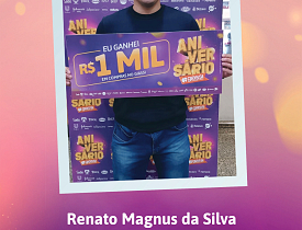 Ganhadores Aniversário Giassi - Giassi Araranguá Centro