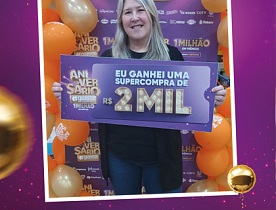 Ganhadores Aniversário Giassi - Giassi Araranguá Centro