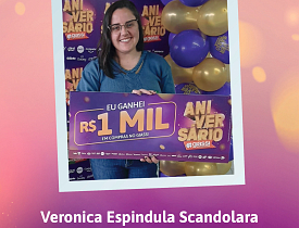 Ganhadores Aniversário Giassi - Giassi Araranguá Cidade Alta