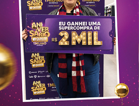 Ganhadores Aniversário Giassi - Giassi Araranguá Cidade Alta