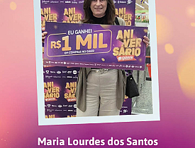Ganhadores Aniversário Giassi - Giassi Blumenau