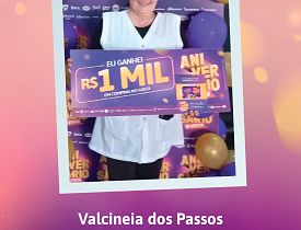 Ganhadores Aniversário Giassi - Giassi Criciúma Av. Centenário