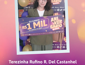 Ganhadores Aniversário Giassi - Giassi Criciúma Av. Centenário