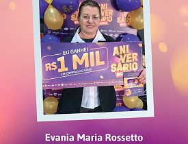 Ganhadores Aniversário Giassi - Giassi Criciúma Av. Centenário