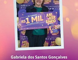Ganhadores Aniversário Giassi - Giassi Criciúma Av. Centenário