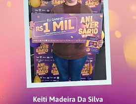 Ganhadores Aniversário Giassi - Giassi Criciúma Av. Centenário
