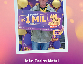 Ganhadores Aniversário Giassi - Giassi Criciúma Av. Centenário