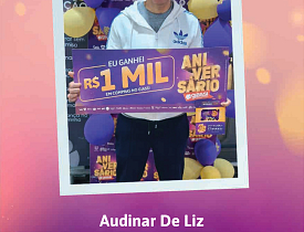 Ganhadores Aniversário Giassi - Giassi Criciúma Av. Centenário