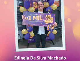 Ganhadores Aniversário Giassi - Giassi Criciúma Av. Centenário