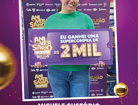 Ganhadores Aniversário Giassi - Giassi Criciúma Centro