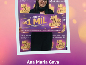 Ganhadores Aniversário Giassi - Giassi Criciúma Santa Bárbara