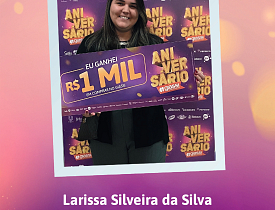 Ganhadores Aniversário Giassi - Giassi Criciúma Santa Bárbara