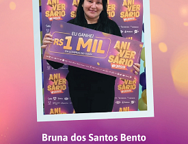 Ganhadores Aniversário Giassi - Giassi Criciúma Santa Bárbara