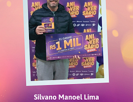 Ganhadores Aniversário Giassi - Giassi Criciúma Santa Bárbara