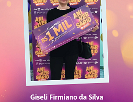 Ganhadores Aniversário Giassi - Giassi Criciúma Santa Bárbara