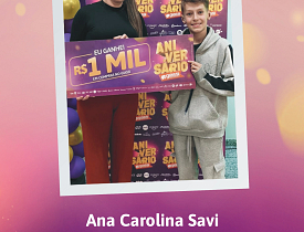 Ganhadores Aniversário Giassi - Giassi Criciúma Santa Bárbara