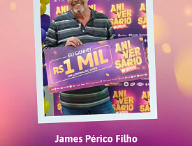 Ganhadores Aniversário Giassi - Giassi Criciúma Santa Bárbara