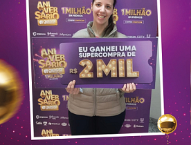 Ganhadores Aniversário Giassi - Giassi Criciúma Santa Bárbara