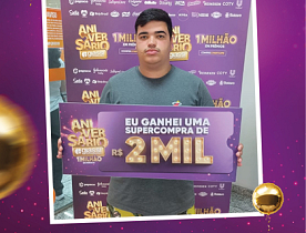 Ganhadores Aniversário Giassi - Giassi Criciúma Santa Bárbara