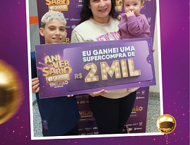 Ganhadores Aniversário Giassi - Giassi Criciúma Santa Bárbara