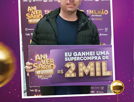 Ganhadores Aniversário Giassi - Giassi Criciúma Santa Bárbara