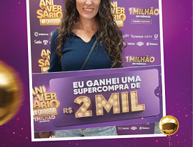 Ganhadores Aniversário Giassi - Giassi Criciúma Santa Bárbara