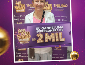 Ganhadores Aniversário Giassi - Giassi Criciúma Santa Bárbara