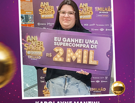 Ganhadores Aniversário Giassi - Giassi Criciúma Santa Bárbara
