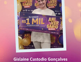 Ganhadores Aniversário Giassi - Giassi Içara