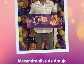 Ganhadores Aniversário Giassi - Giassi Itajaí