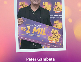 Ganhadores Aniversário Giassi - Giassi Joinville América