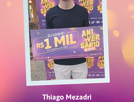 Ganhadores Aniversário Giassi - Giassi Joinville América