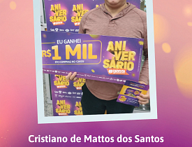 Ganhadores Aniversário Giassi - Giassi Joinville América