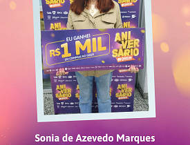 Ganhadores Aniversário Giassi - Giassi Joinville América