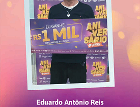 Ganhadores Aniversário Giassi - Giassi Joinville América