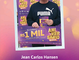 Ganhadores Aniversário Giassi - Giassi Joinville América