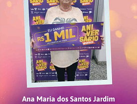 Ganhadores Aniversário Giassi - Giassi Joinville América