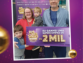 Ganhadores Aniversário Giassi - Giassi Joinville América