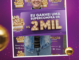 Ganhadores Aniversário Giassi - Giassi Joinville América