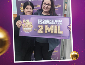 Ganhadores Aniversário Giassi - Giassi Joinville América