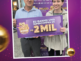 Ganhadores Aniversário Giassi - Giassi Joinville América