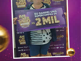 Ganhadores Aniversário Giassi - Giassi Joinville América
