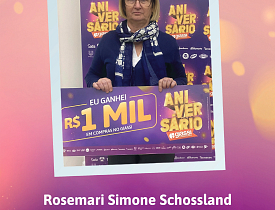 Ganhadores Aniversário Giassi - Giassi Joinville Bucarein