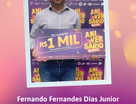 Ganhadores Aniversário Giassi - Giassi Joinville Bucarein