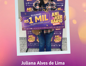 Ganhadores Aniversário Giassi - Giassi Joinville Bucarein